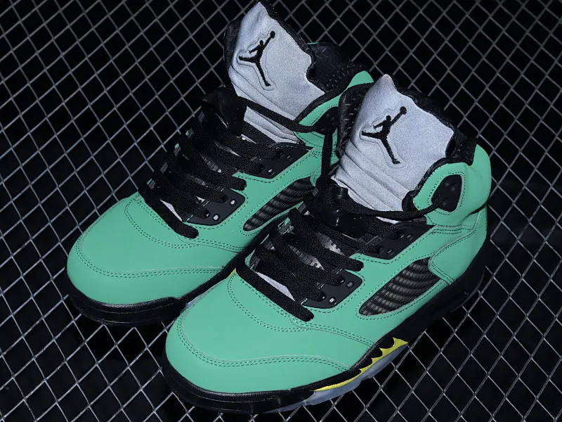 All categories Air Jordan Jordan series basketball shoes Air Jordan 5 Air Jordan 5 SE "Oregon Ducks" AJ5 Joe 5 Oregon Apple Green CK6631-307